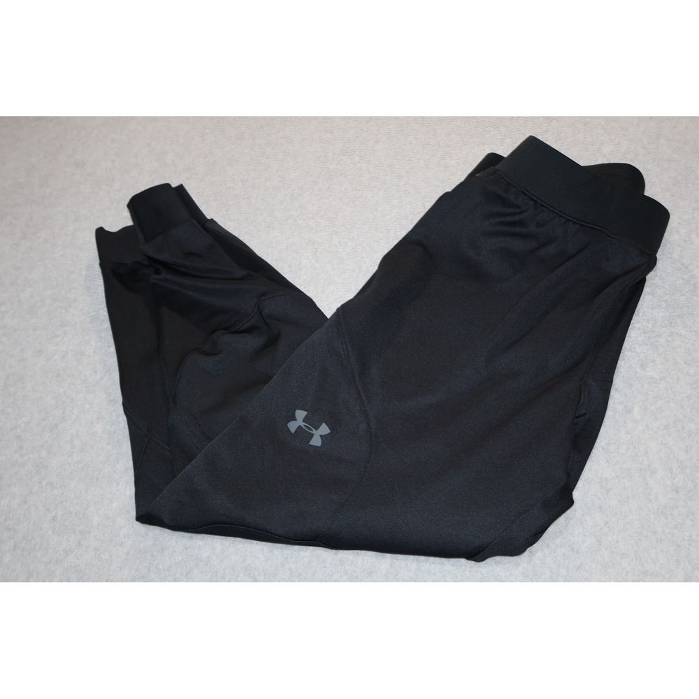 Under Armour Joggers Men Large Black Loose Fit Activewear Athletic Pants Gym